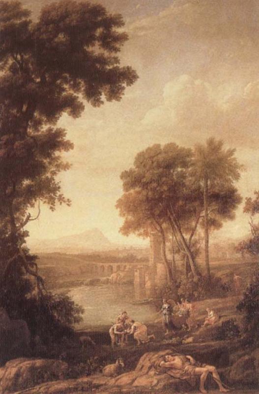 Claude Lorrain Moses Rescued from the Waters France oil painting art